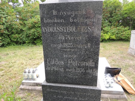 Andrássy Boldizsár és Földes Petronella